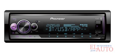 Pioneer MVH-S510BT Bluetooth, Aux, USB, Flac, поддержка Android+OuickCharge, Direct Sub Drive, Hands-free