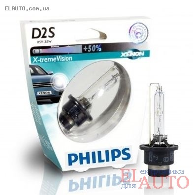 Ксеноновая лампа Philips D2S 85122 XV +50% 35W 4800K Xenon X-treme Vision Оригинальные ксеноновые лампы. Производство Германия.