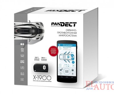 Автосигнализация Pandect X-1900 3G 2CAN, GPS, GSM, автозапуск