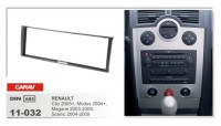 CARAV 11-032  1 DIN  RENAULT Clio 2005+; Modus 2004+; Megane 2003-2009; Scenic 2004-2009