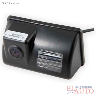 Камера Falcon SC100HCCD-170 Toyota Corolla 2013+    Камера заднего вида, тип матрицы – HCCD.
 Система видеосигнала - NTSC. Разрешение - 480 тв-линий. 
Минимальная освещенность  - 0.1 Люкс. Парковочная разметка.